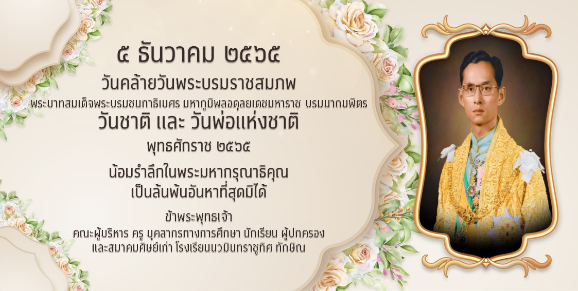สุขสันต์วันเกิดคุณครูและบุคลากร ประจำเดือน ธันวาคม