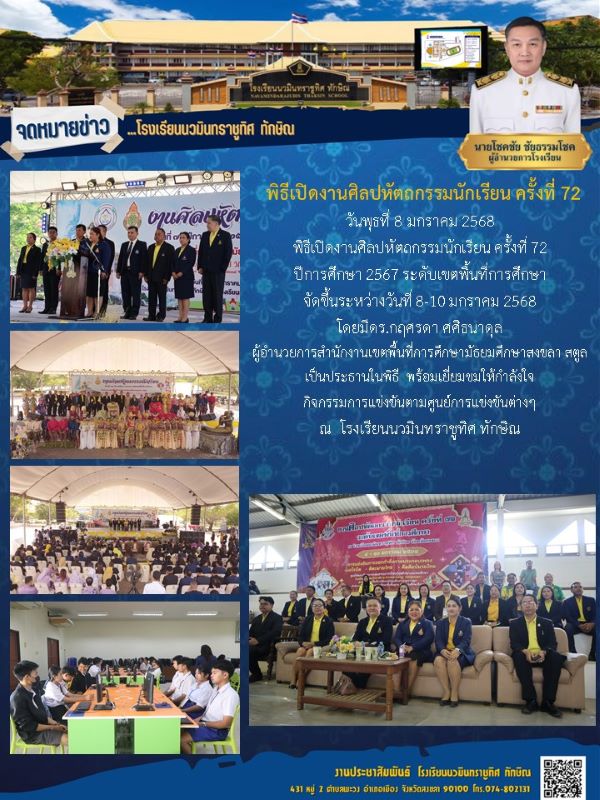 จดหมายข่าว วันที่ 8 ม.ค. 2568 ฉบับที่ 1