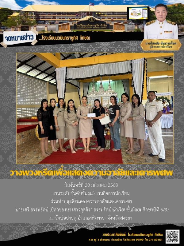 จดหมายข่าว วันที่ 20 ม.ค. 2568 ฉบับที่ 1