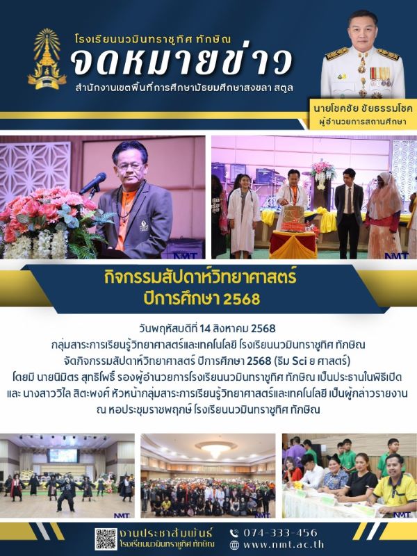 จดหมายข่าว วันที่ 14 ส.ค. 2568 ฉบับที่ 1