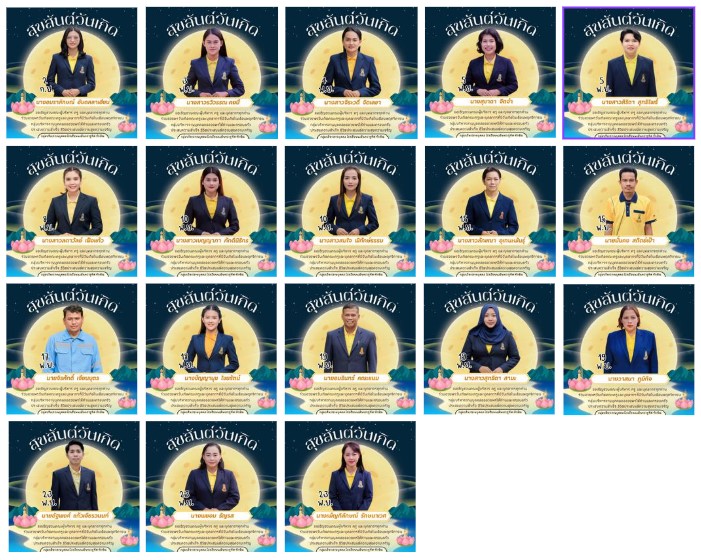 สุขสันต์วันเกิดคุณครู และบุคลากร ประจำเดือน พฤศจิกายน 2568